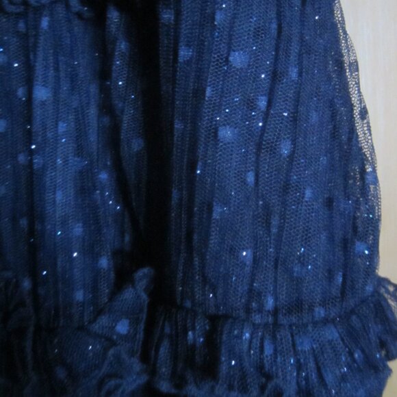 NWT SPEECHLESS Girls Dress Size 1 Navy Fully Lined Glitter Holiday HOCO Prom - Picture 6 of 10